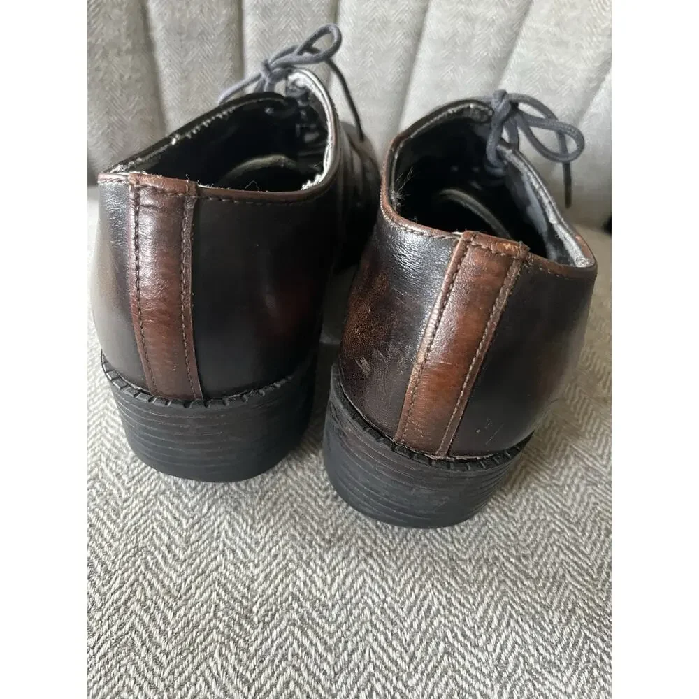 Dexter Brown And Green Saddle Oxford Shoes